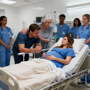 While carrying twins, I pleaded with my husband to drive me to the hospital, but his mother stepped in and insisted, “You can take us to the mall before anything else.” Hours passed before a stranger got me to the ER — and when my husband eventually arrived, his first words stunned the entire room.