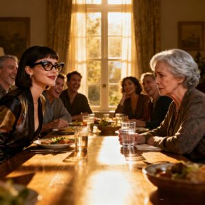 At dinner, my daughter-in-law sneered: “How does it feel being useless?” I set down my glass and replied, “how does it feel knowing i won’t pay your bills anymore?” The table froze in silence… but that was only the beginning….