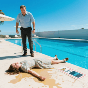 STOP BEING DRAMATIC,’ DAD BARKED AS I LAY PARALYZED BESIDE THE POOL. MY BROTHER JUST LAUGHED. BUT WHEN THE PARAMEDIC FOUND OIL ON THE DECK, SHE CALLED THE COPS. THE MRI DIDN’T LIE.