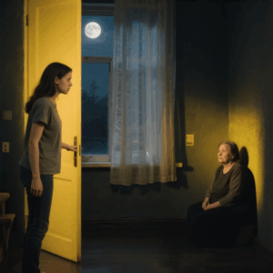 MY DAUGHTER ARRIVED AND FOUND ME SITTING IN DARKNESS. MOM, WHY IS THERE NO FOOD? YOU GET A $15,000 PENSION EVERY MONTH! SUDDENLY, MY DAUGHTER-IN-LAW APPEARED AND SMUGLY DECLARED: “I CONTROL EVERY DOLLAR SHE RECEVES!” MY DAUGHTER REMOVED HER EARRINGS… AND DID SOMETHING THAT