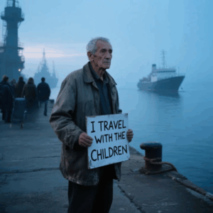 I WENT ON A CRUISE WITH MY SONS. AT THE SECOND PORT, THEY SAID, “DAD, GO CHECK OUT THE MARKET.” WHEN I CAME BACK, THE SHIP WAS GONE. MY LUGGAGE WAS GONE, TOO. BUT THE NEXT DAY, THEY… THEY SAW ME ON THE NATIONAL NEWS.