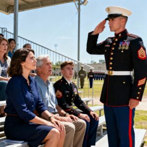 “She’s just a failure,” my dad told everyone. I sat quietly at my brother’s military graduation… Then his Drill Sergeant looked at me and exclaimed, “My God… you’re…?” The entire room froze. Even my dad couldn’t speak…