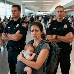 On my 10-hour flight, I had paid extra for an aisle seat near the front. A woman carrying a baby asked me to trade for her middle seat in the very last row. I declined politely. She let out a dramatic sigh and announced, “Wow, no heart,” for everyone to hear. I stayed composed, signaled the flight attendant, and quietly requested police presence. By the time they arrived, she finally discovered what “no heart” truly meant.