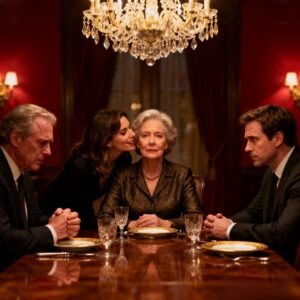 At the family dinner, my daughter-in-law came up to me and whispered, “I’m pregnant with your husband’s baby, you tacky old woman!” I laughed out loud and said, “don’t worry, dear.” Weeks later, I gave her a surprise… The ADN test ruined the shrew!