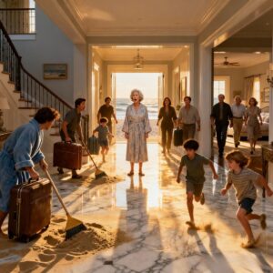 AFTER I SOLD MY COMPANY. I BOUGHT MY DREAM BEACH HOUSE TO RELAX. ON THE FIRST NIGHT, MY SON CALLED: ‘MOVE TO THE GUEST ROOM. WE’RE BRINGING MY WIFE’S WHOLE FAMILY. IF DON’T LIKE IT, I HEARD THERE’S A NURSING HOME DOWN THE STREET.’ I WAS JUST SPEECHLESS. SO I PREPARED A SURPRISE FOR THEIR ARRIVAL