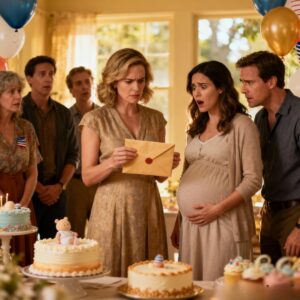 My sister slept with my husband and got pregnant. At my her baby shower, my husband nervously watched as I handed her a gift box in front of everyone, I smiled sweetly as she opened it-he didn’t know what I had planned for them both. When she pulled out the gift, she collapsed…