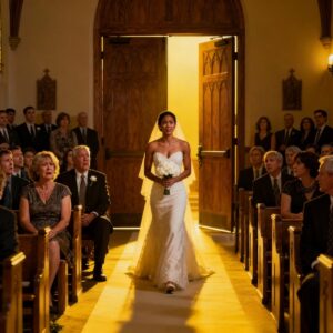 MY PARENTS LAUGHED AS I WALKED ALONE TO MY WEDDING, CALLING MY HUSBAND A NOBODY AND ME A FAILURE, BUT THE ROOM WAS FILLED WITH PEOPLE THEY COULD NEVER EXРЕСТ THEIR FACES TURNED WHITE