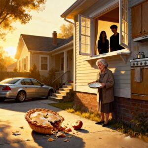 I DECIDED TO VISIT MY DAUGHTER-IN-LAW WITHOUT CALLING, BUT WHEN I SAW MY HUSBAND’S CAR AT HER HOUSE… I QUIETLY WENT TO THE WINDOW, AND WHAT I HEARD INSIDE SHOCKED MY WORLD…