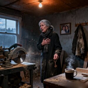 ONE YEAR AFTER MY HUSBAND’S DEATH, I RETURNED TO HIS ABANDONED WORKSHOP TO REMEMBER HIM ONE LAST TIME. WHEN I TURNED ON THE LIGHTS, THE MACHINES WERE STILL RUNNING. I PANICKED WHEN I SAW WHO WAS OPERATING THEM…