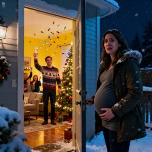 ON CHRISTMAS, I ARRIVED EARLIER THAN PLANNED AT THE PARTY AT MY IN-LAWS’ HOUSE. I WAS SHOCKED WHEN I HEARD MY HUSBAND SAY, ‘JESSICA IS PREGNANT, I’M ABOUT TO BE A FATHER! I LEFT QUIETLY. THREE WEEKS LATER, EVERYONE WENT PALE WHEN THEY SAW…