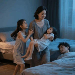 I FLEW 12 HOURS WITH MY DAUGHTER TO SURPRISE MY HUSBAND FOR ANNIVERSARY. BUT WHAT I SAW SHOOK ME. ON THE EDGE OF HIS BED SAT MY SISTER WITH MESSY HAIR, WHILE MY HUSBAND SLEPT PEACEFULLY. BURNING WITH RAGE, I TOOK MY DAUGHTER AND CALLED A TAXI. MY DAUGHTER WHISPERED: “MOMMY, DON’T WORRY. I ALREADY PUNISHED DADDY…”