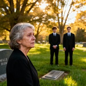 My husband’s funeral was quiet. Beside the grave I received a message: “I’m alive. I’m not in the coffin!”… and then, I discovered a truth so explosive, it changed everything.