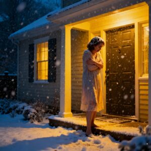 ”Get out, go to a nursing home” My Son yelled, throwing me out in my nightgown. But the neighbor…