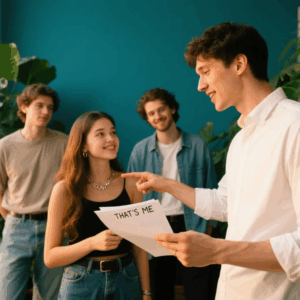 MEET OUR SECRETARY,” BROTHER INTRODUCED ME TO HIS FRIENDS. “ENTRY-LEVEL FOREVER,” DAD ADDED WITH EMBARRASSMENT. I SMILED POLITELY: “THAT’S ME.” THEN SOMEONE GASPED: “ISN’T THIS YOU ON FORTUNE’S ‘CEO OF THE YEAR’ COVER?” MY COUSINS DROPPED THEIR PLATES…