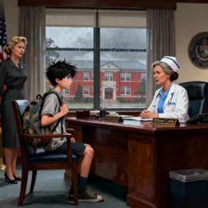 THE SCHOOL PRINCIPAL CALLED ME AT WORK: ‘YOUR GRANDSON IS IN MY OFFICE. HE’S BEEN EXPELLED. PLEASE COME PICK HIM UP. I SAID, ‘I DON’T HAVE A GRANDSON.’ SHE JUST REPEATED, ‘PLEASE, COME NOW.’ WHEN I WALKED IN, I FROZE. SITTING THERE, CRVING, WAS…