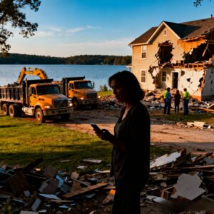 WHEN I WENT TO MY LAKE HOUSE, MY WALLPAPER WAS REPLACED. MY SISTER SAID, “WE ARE LIVING HERE SO I REPLACED IT BECAUSE IT WAS UGLY. YOU OWE $4,200!” I COPIED THE CCTV FOOTAGE FOR THE POLICE. A WEEK LATER, HER LIFE TURNED INTO HELL…