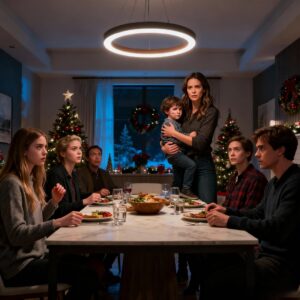 MY SISTER SLAPPED MY BABY AT CHRISTMAS DINNER -SAID I WAS ‘OVERREACTING.” EVERYONE JUST SAT THERE BUT THEN MY HUSBAND STOOD UP, LOOKED HER DEAD IN THE EYE AND SAID “GET OUT!”. SHE… NEVER CAME BACK