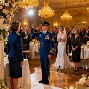 “MY SISTER’S JUST A GATE GUARD. WHO WOULD WANT HER?” SHE MOCKED. THE ROOM BURST INTO LAUGHTER. MY MOM ADDED, “SHE’S THE SHAME OF THIS FAMILY.” THE GROOM – A MAJOR -STOOD UP, LOOKED AT ME, AND SAID: “ACTUALLY… SHE’S…” MY MOM FROZE. MY SISTER FAINTED.