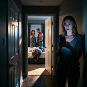 MY HUSBAND WAS IN OUR BED WITH MY SISTER. I CAUGHT THEM WHEN I CAME HOME EARLY FROM WORK. SHE SAW ME AND SMIRKED TRIUMPHANTLY UNTIL I TOLD HER, “I JUST SENT YOUR HUSBAND A VIDEO OF YOU TWO.” SHE WAS FRANTIC IN ANGER SINCE HER HUSBAND WAS…