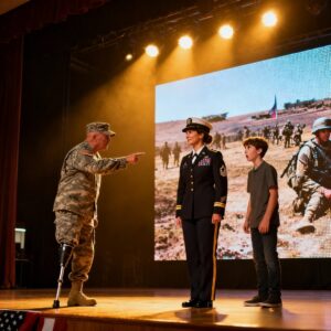 STUDENTS FIND OUT TEACHER IS WAR HERO