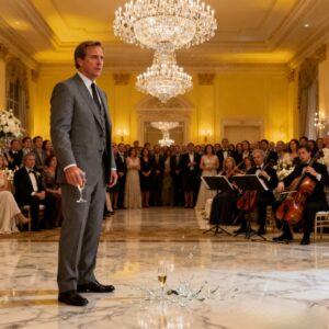 AT MY SON’S WEDDING, HIS WIFE INTRODUCED ME TO HER WEALTHY PARENTS SAYING: ‘THIS IS THE FAMILY EMBARRASSMENT WE’RE STUCK WITH.’ THEY ALL LAUGHED. UNTIL HER FATHER GASPED: ‘AREN’T YOU THAT SECRET BILLIONAIRE WHO BOUGHT MY COMPANY?’