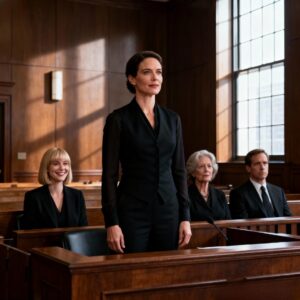 At the divorce hearing, my husband said arrogantly, “You’ll never touch my money again!” His lover smirked and said, “That’s right, honey.” The judge opened my letter, read it, and burst out laughing: “Checkmate!”