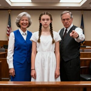 After my daughter passed away, her husband dumped their baby girl on my doorstep with nothing but a cruel note: ‘She’s your burden now.’ I raised that child for fifteen years as if she were my own. Then one day, he resurfaced—trying to drag me into court, claiming I had stolen his daughter from him. But when I revealed the truth he had buried, he wished he had never dared to return