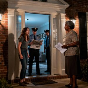 My son’s new wife had no idea I owned the house they lived in. “You’re a pathetic 60-year-old!” she yelled. “Go away!” I just laughed. She called the police, but when they saw what I was doing, she had to leave…