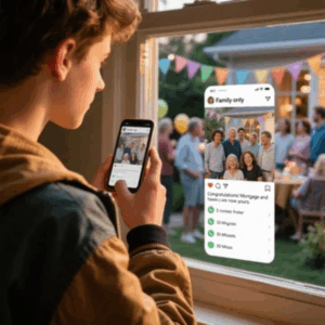 MY PARENTS FORBADE ME FROM THEIR ANNIVERSARY PARTY. HOURS LATER, MY SISTER POSTED A PHOTO WITH THE CAPTION: “FAMILY ONLY.” I HIT LIKE AND COMMENTED: “CONGRATS! MORTGAGE AND TAXES ARE ALL YOURS NOW.” 5 MINUTES LATER, THE POST WAS GONE – AND 30 MISSED CALLS APPEARED