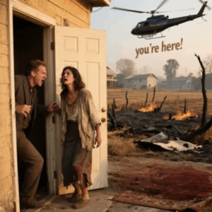 MY FARM WAS DESTROYED BY A SUMMER WILDFIRE, SO I WENT TO MY DAUGHTER’S HOUSE. HER HUSBAND BLOCKED THE DOOR: “YOU’LL RUIN MY PERSIAN RUG! I HAVE NO PLACE FOR A HOMELESS WOMAN.” DESPERATE, I CALLED MY LATE NEIGHBOR’S SON, A BOY I TREATED LIKE MY OWN-NOW A BILLIONAIRE. NOBODY KNEW I HAD HIS NUMBER. WHEN HE LANDED HIS HELICOPTER ON THEIR LAWN AND SAID THREE WORDS…
