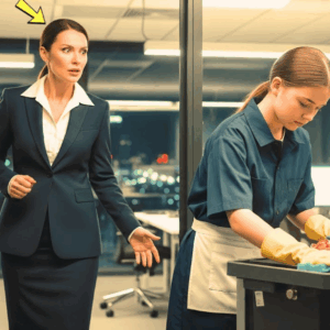 Billionaire Found Her Janitor’s Daughter Cleaning Offices at 3AM—Then Learned Why She Missed School