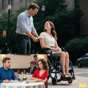 They Tricked the Single Dad with a Paralyzed Woman on a Blind Date—He Didn’t Know She Was the CEO Who Had Secretly Bought His House Last Week!