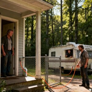 Random family trespasses, sets up their RV on our property, steals our utilities and harasses us!