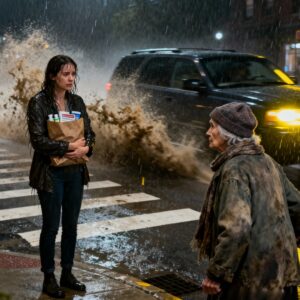 As a widowed nurse and mother of five, I was so desperate- I took in a homeless old woman to look after my kids while I worked two shifts… But the moment she saw that photo-she froze and…