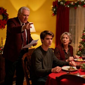 During the Christmas party, my rich grandpa asked, “Do you like the house I bought for you?” I blinked and asked him back, “Which house?” My mother stood there dumbfounded. Grandpa stood up, turned to my parents, and shouted, “Show me the house papers now!” and…