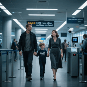 AT THE AIRPORT WITH MY SON, AN IMMIGRATION OFFICER SUDDENLY GRABBED ME. HE WHISPERED, “PRETEND I’M ARRESTING YOU AND STAY QUIET.” HE HAD SEEN SOMETHING TERRIFYING ON THE SECURITY CAMERAS REGARDING MY FAMILY. 15 MINUTES LATER, I REALIZED MY LIFE WAS IN GRAVE DANGER BECAUSE OF THEM.