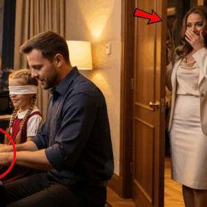 Single Dad Janitor Played Piano with a Blind Girl — Unaware Her CEO Mom Was Standing Behind the Door