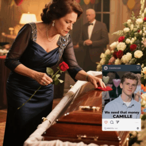 WHILE I PLACED A ROSE ON MY SON’S CASKET, MY MOM POSTED PARTY PICS ONLINE. HER TEXT READ: ‘WE NEED THAT MONEY, CAMILLE.’ SHE MEANT HIS $860K COLLEGE TRUST. BUT I SAID NO.