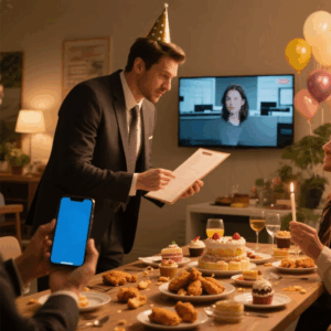 BETWEEN JOBS AGAIN,” MOM SIGHED AT CHRISTMAS DINNER. DAD NODDED: “CAN’T KEEP STEADY WORK.” I KЕРТ DECORATING THE TREE. THE TV ANNOUNCER’S VOICE FILLED THE ROOM: “BREAKING NEWS: MYSTERY TECH FOUNDER REVEALED AS LOCAL WOMAN…