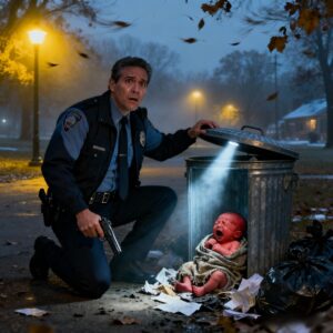 POLICE OFICER FOUND A CRYING BABY IN A DUMPSTER YEARS LATER, SOMEONE KNOCK ON HIS DOOR