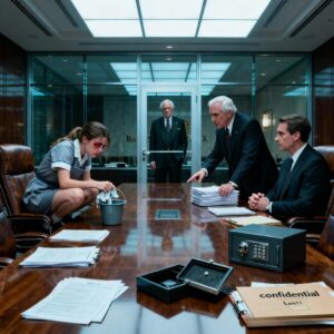 CLEANER WAS FIRED FOR THEFT AND DIRECTOR ASKED HER A QUESTION. HER ANSWER MADE HIM FALL TO HIS KNEES