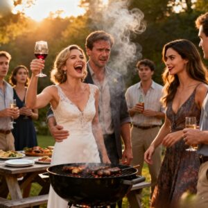 At the BBQ, my wife joked: ‘Who wants to trade my husband? He comes with low maintenance and no ambition! Her divorced neighbor replied: ‘I’ll take him.’ My wife’s smile disappeared when the neighbor added: ‘When should I pick him up?’