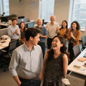 AT THANKSGIVING, MY DAD CLINKED HIS GLASS: “TO OUR SUCCESSFUL DAUGHTER! NOT HER, THE OTHER ONE.” EVERYONE LAUGHED. BUT HER BOYFRIEND JUST SMILED, STOOD UP, AND SAID, “FUNNY… SHE JUST BOUGHT OUR COMPANY’S ENTIRE INVENTORY, CASH.” THE ROOM WENT SILENT.