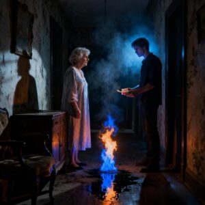 “Burn with the house, mom!” my son locked me inside the inferno he started to collect my insurance. I didn’t die. I crawled from the ashes, clutching my late husband’s secret box. In court, i revealed his father’s other son-the true heir.