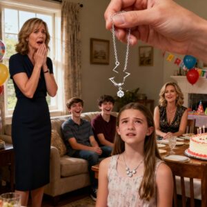 At family dinner, my niece snatched my necklace and said, “mom says it’s from the flea market.” then she broke the clasp as everyone laughed. That night, I cancelled her $50k dance academy tuition, permanently….