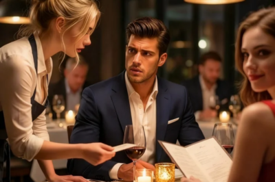 Blind date disaster? The waitress dropped a note saying, “She’s not who you think…”