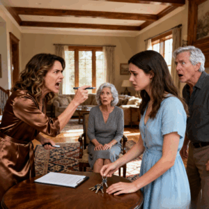 After ten years of carrying my parents, my dad handed everything to my sister who’d only returned one week ago. I set down the power of attorney and the house keys. “Congrats, Lina.” Mom nodded, adding, “She deserves it.” But when my sister opened my letter, she exploded… “You’re joking!”