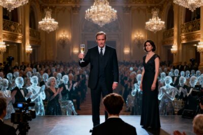 AT MY DAD’S RETIREMENT DINNER, HE RAISED HIS GLASS AND SAID, “ONLY THE CHILDREN WHO MADE ME PROUD ARE TRULY MINE.” EVERYONE CLAPPED AND CHEERED. THEN HE LOOKED AT ME AND SAID, “YOU CAN LEAVE.” I STOOD UP SLOWLY. BUT THEN MY WIFE STOOD TOO. WHAT SHE DID NEXT… LEFT EVERYONE SHOCKED.