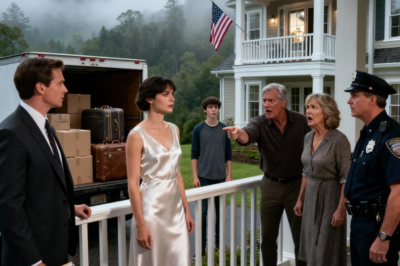 At my eighteenth birthday party, i quietly transferred my entire multi-million-dollar inheritance from my grandparents into a trust – just as a precaution. The next morning, my parents and younger brother arrived with a moving crew, grinning as they declared, “This house belongs to us!” But when they looked up at the porch and saw…