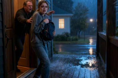 At 15, i was kicked out in a storm because of a lie my sister told. My dad yelled: “Get out of my house. I do not need a sick daughter.” I just walked away. Three hours later—police called in horror. Dad turned pale when…